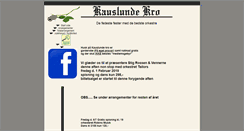 Desktop Screenshot of kauslunde-kro.dk